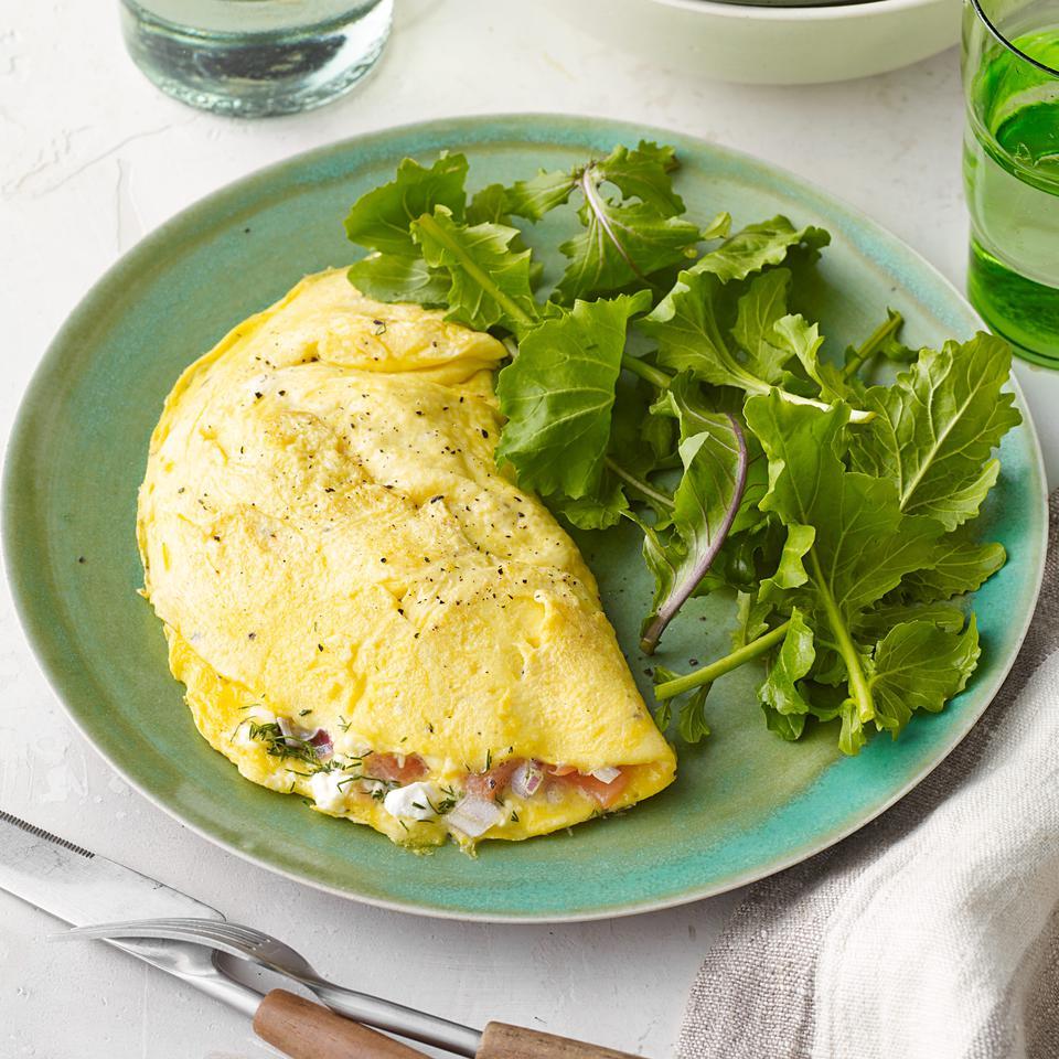 Baked Salmon Omelet